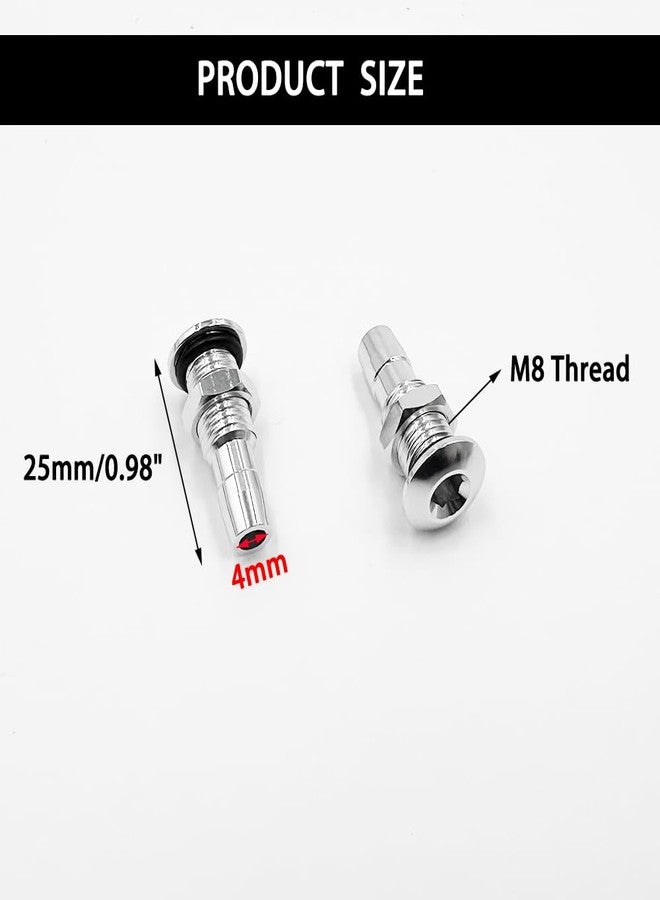 URIMPAVIDO 2PCS M8 RC Boat Water Outlet Motor Cooling Water Outlet Nozzle for RC Boat Ship Motor Cooling RC Toy DIY Parts (M8) - Image 4